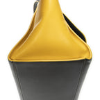 Celine Midi Trapeze Green Yellow Calfskin Leather Shoulder — view 7