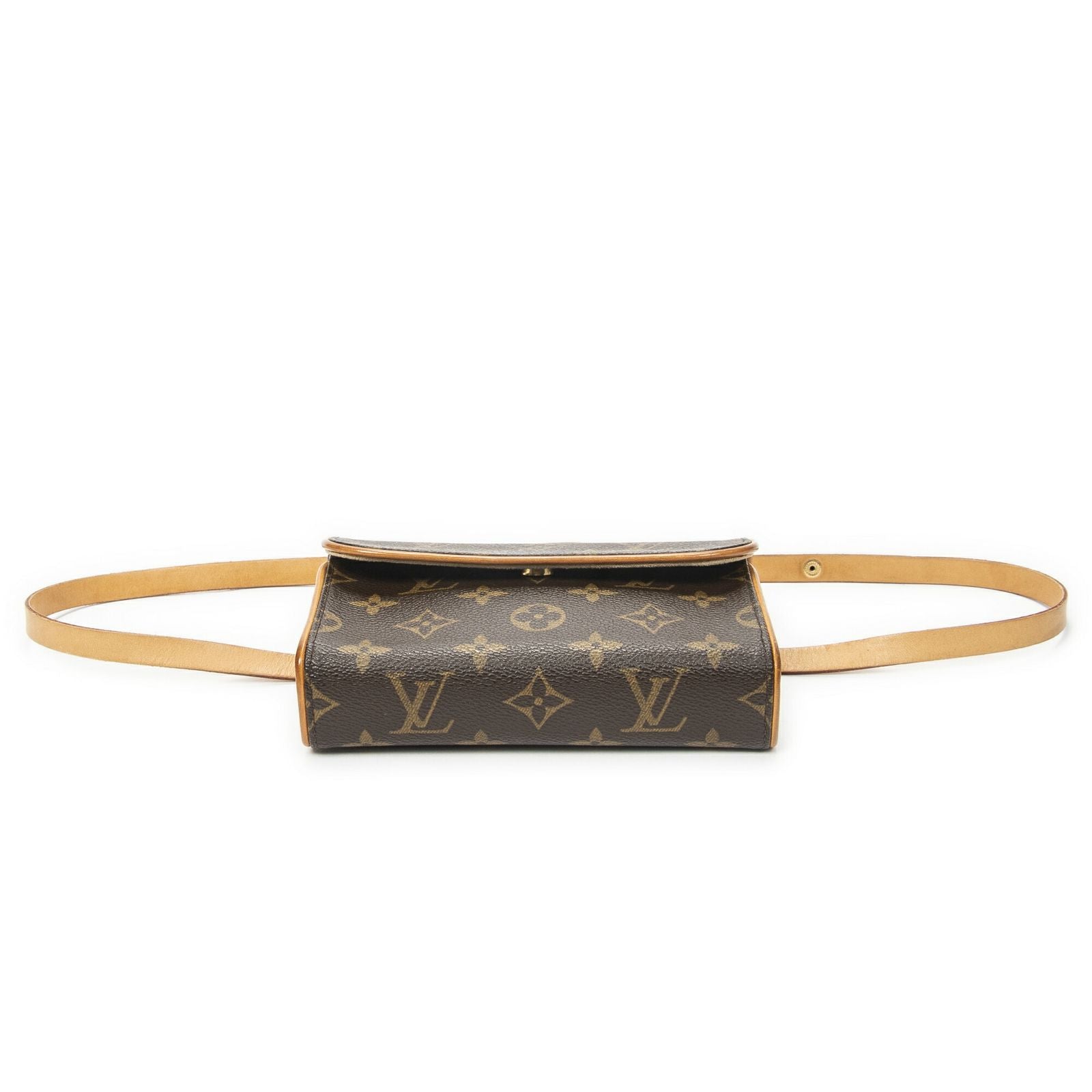 Louis Vuitton Pochette Florentine Brown Monogram Canvas Handbag — view 3