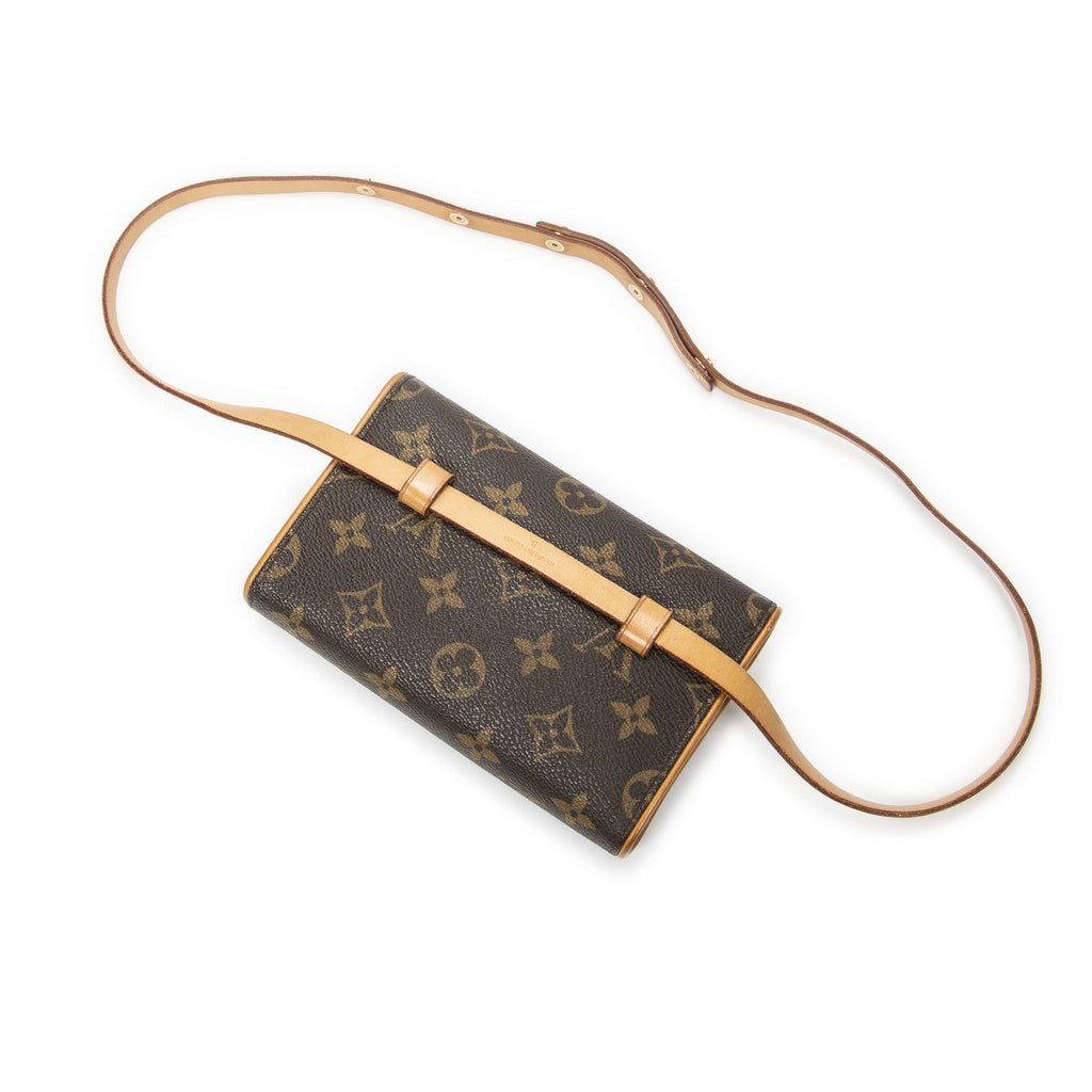 Louis Vuitton Pochette Florentine Brown Monogram Canvas Handbag — view 2