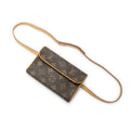 Louis Vuitton Pochette Florentine Brown Monogram Canvas Handbag