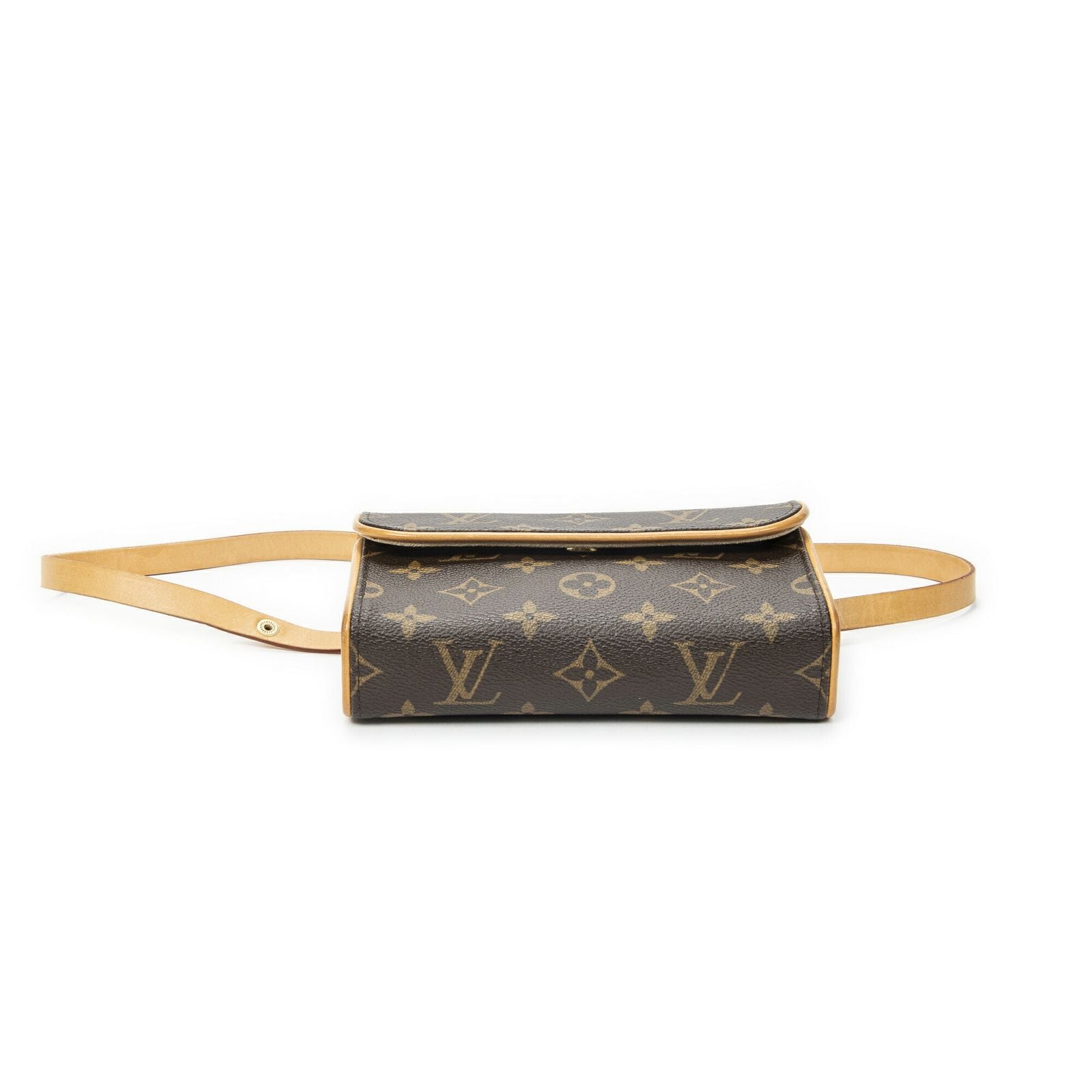 Louis Vuitton Pochette Florentine Brown Monogram Canvas Handbag — view 3