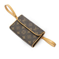 Louis Vuitton Pochette Florentine Brown Monogram Canvas Handbag