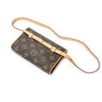 Louis Vuitton Pochette Florentine Brown Monogram Canvas Handbag — view 2