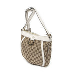 Gucci Abbey Shoulder Bag Beige Ivory GG Canvas — view 2