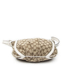 Gucci Abbey Shoulder Bag Beige Ivory GG Canvas — view 6