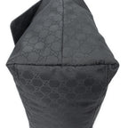 Gucci Large Flap Messenger Black GG Nylon Canvas — view 7