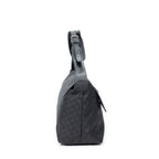 Gucci Large Flap Messenger Black GG Nylon Canvas — view 4