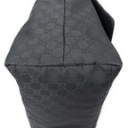 Gucci Large Flap Messenger Black GG Nylon Canvas — view 8