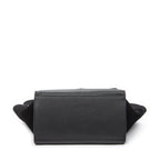 Celine Small Medium Swing Black Grain Calfskin Leather Shoulder Bag