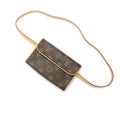 Louis Vuitton Pochette Florentine Brown Monogram Canvas Handbag