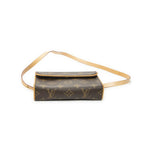 Louis Vuitton Pochette Florentine Brown Monogram Canvas Handbag — view 3