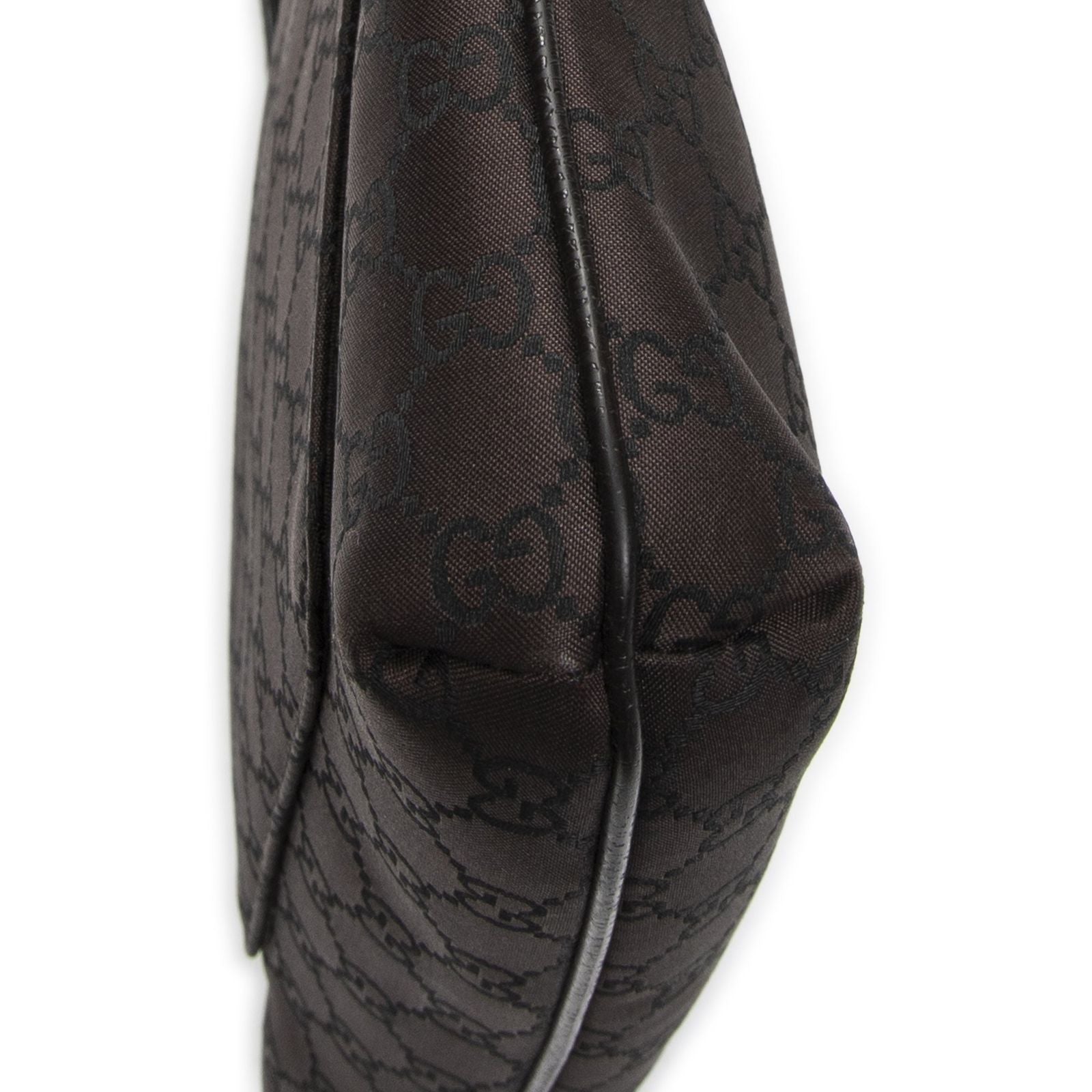 Gucci Front Pocket Jolicoeur Messenger Brown GG Nylon Canvas — view 8