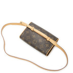 Louis Vuitton Pochette Florentine Brown Monogram Canvas Handbag — view 2