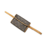 Louis Vuitton Pochette Florentine Brown Monogram Canvas Handbag