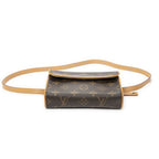 Louis Vuitton Pochette Florentine Brown Monogram Canvas Handbag — view 3