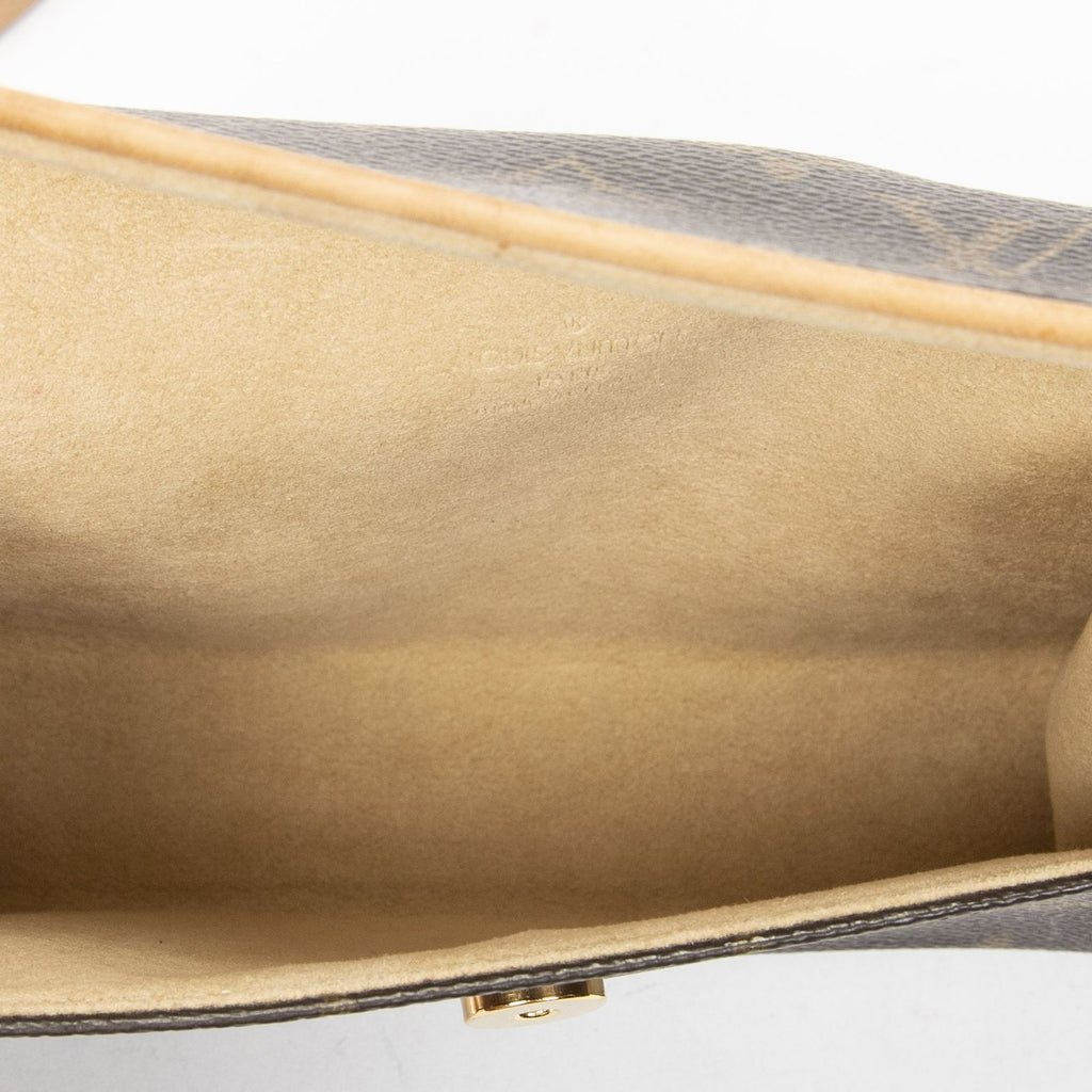 Louis Vuitton Pochette Florentine Brown Monogram Canvas Handbag — view 4