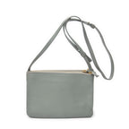 Celine Small Trio Crossbody Gray Calfskin Leather — view 5