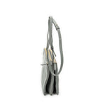 Celine Small Trio Crossbody Gray Calfskin Leather — view 4