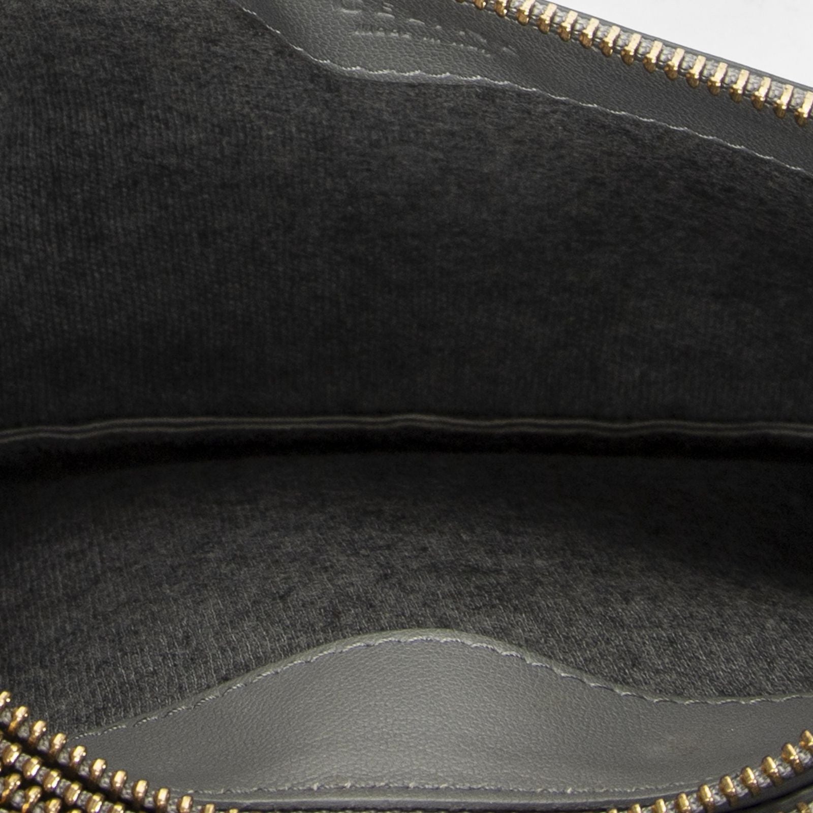 Celine Small Trio Crossbody Gray Calfskin Leather — view 9