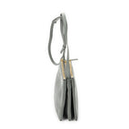 Celine Small Trio Crossbody Gray Calfskin Leather — view 3