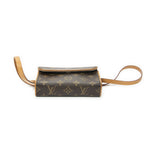 Louis Vuitton Pochette Florentine Brown Monogram Canvas Handbag — view 3