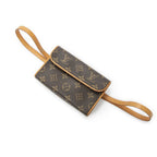 Louis Vuitton Pochette Florentine Brown Monogram Canvas Handbag