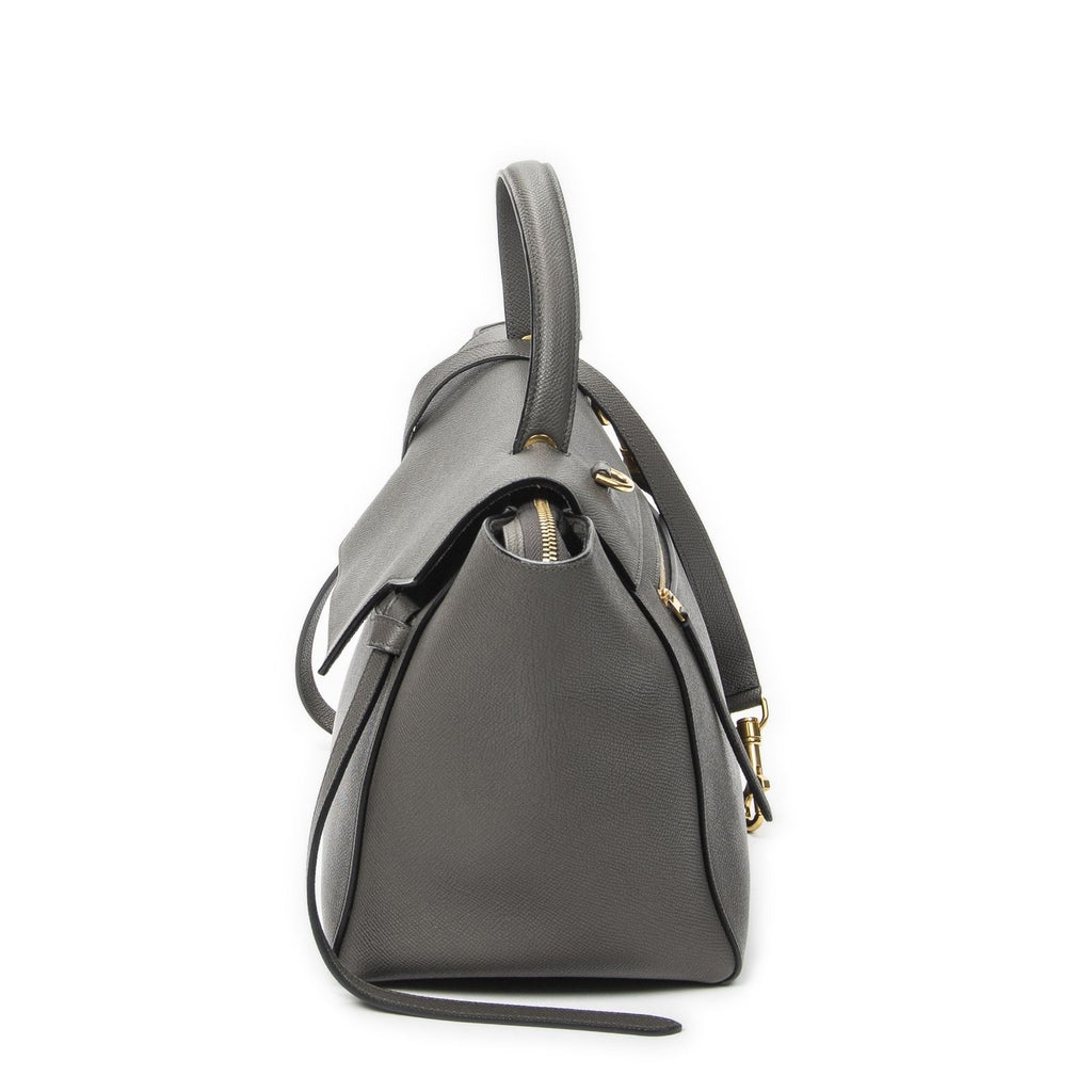 Celine Mini Belt Bag Gray Grain Calf Skin Leather — view 3
