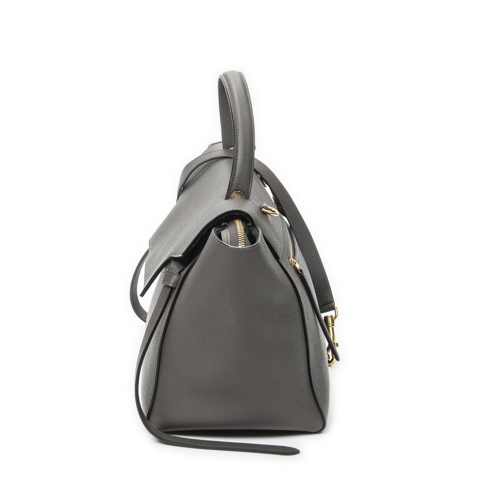 Celine Mini Belt Bag Gray Grain Calf Skin Leather — view 3
