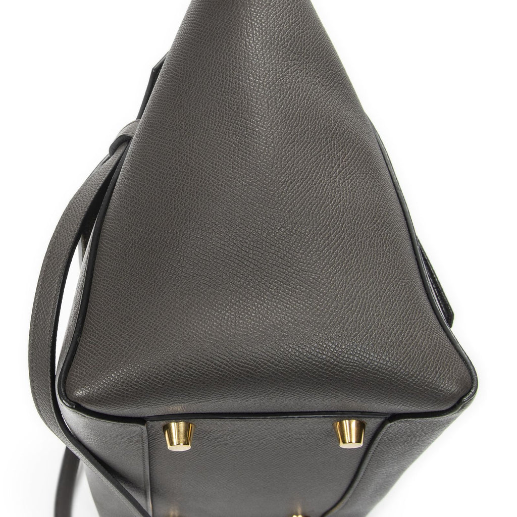 Celine Mini Belt Bag Gray Grain Calf Skin Leather — view 8