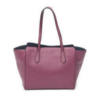 Gucci Small Swing Tote Purple Grain Calf Skin Leather — view 5