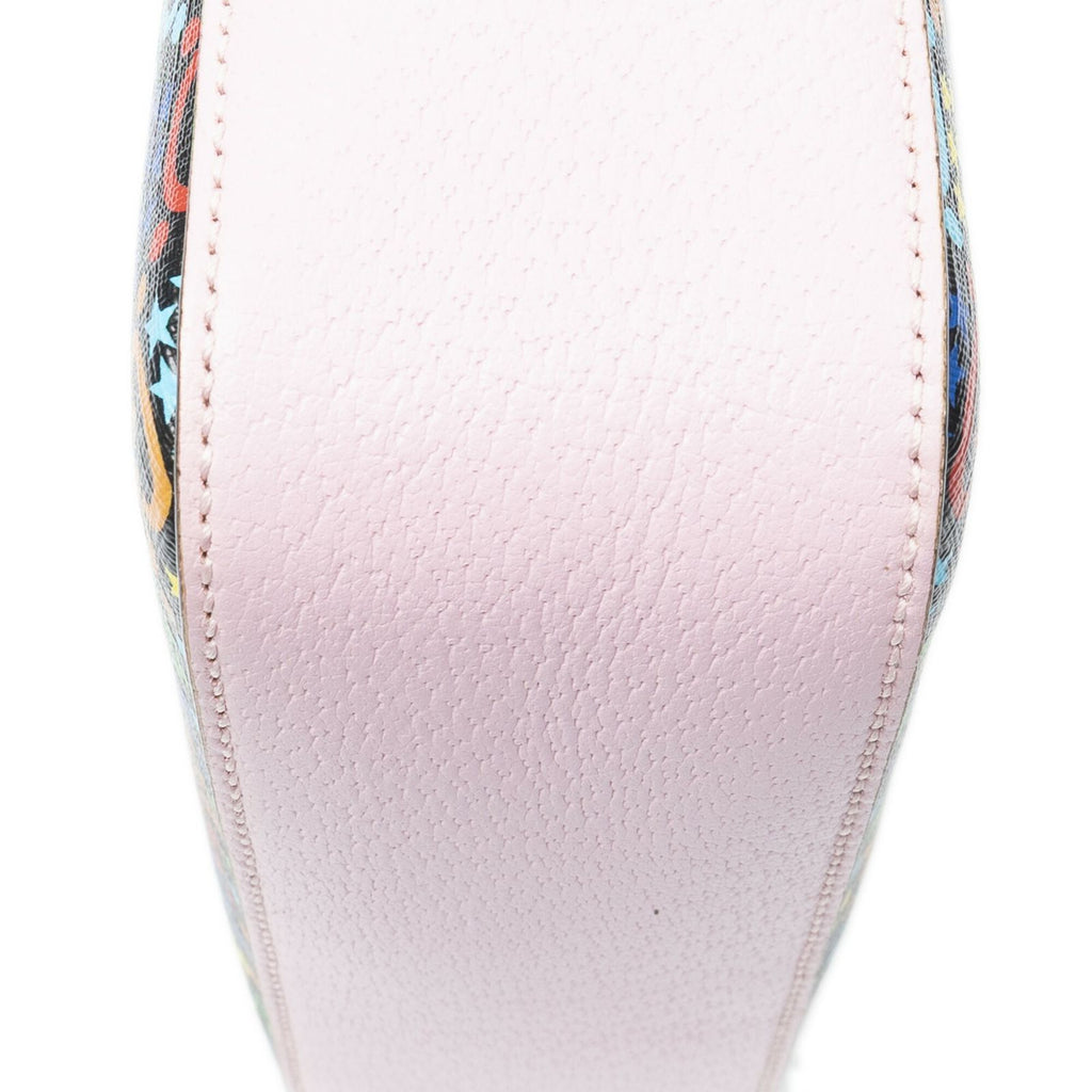 Gucci GG Psychedelic Camera Bag Pink Red Black Print Coated Canvasa — view 7