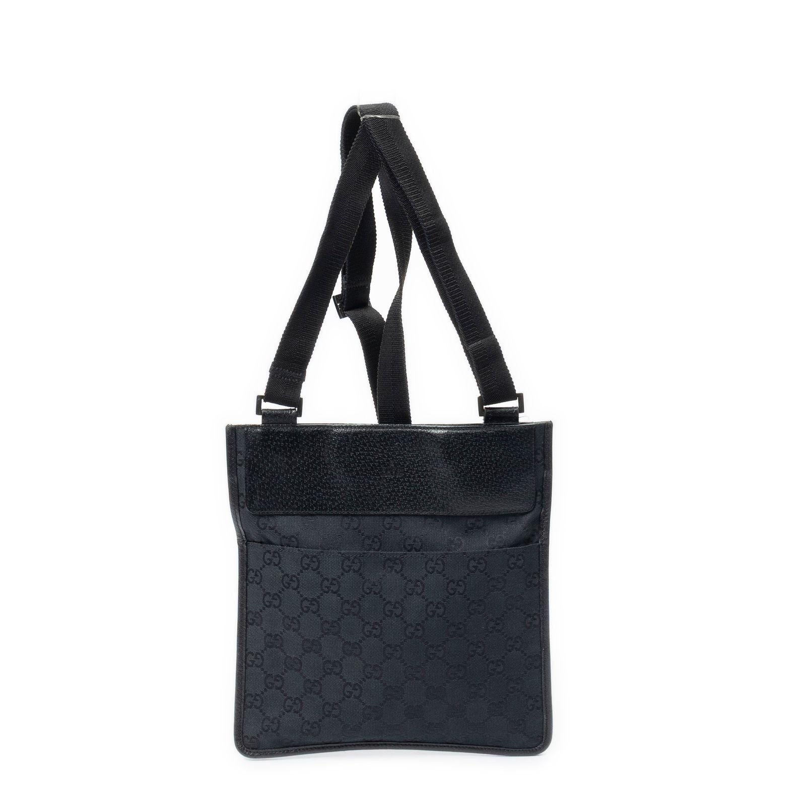 Gucci Small Messenger Black GG Canvas