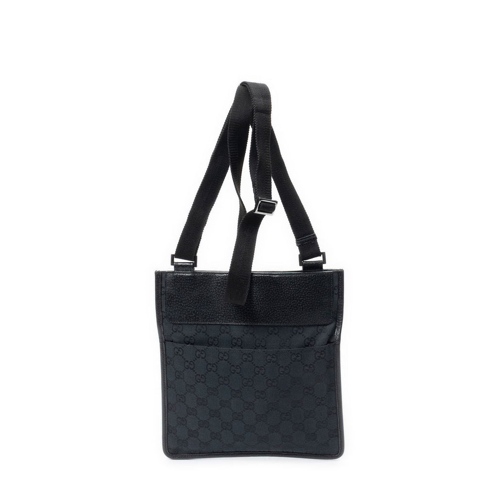 Gucci Small Messenger Black GG Canvas — view 5
