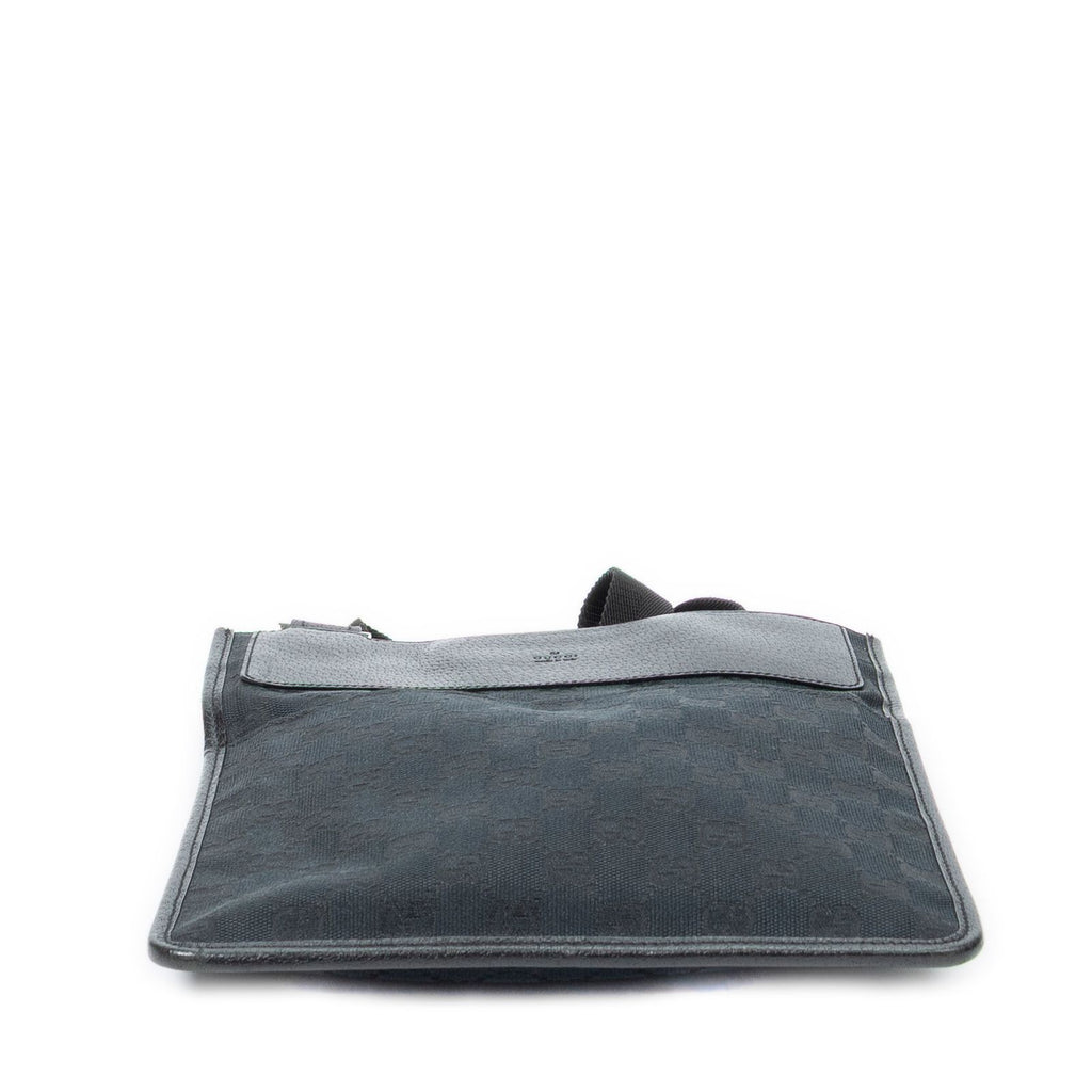 Gucci Small Messenger Black GG Canvas — view 6