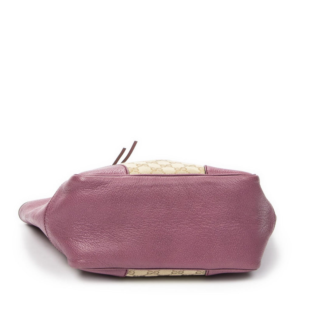 Gucci Bree Tote Beige Pink GG Canvas — view 6