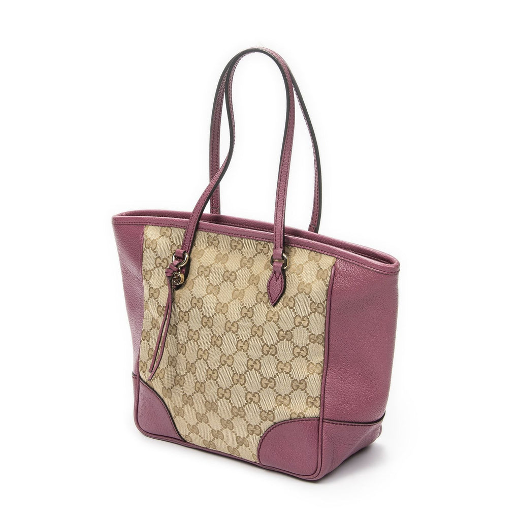 Gucci Bree Tote Beige Pink GG Canvas — view 2