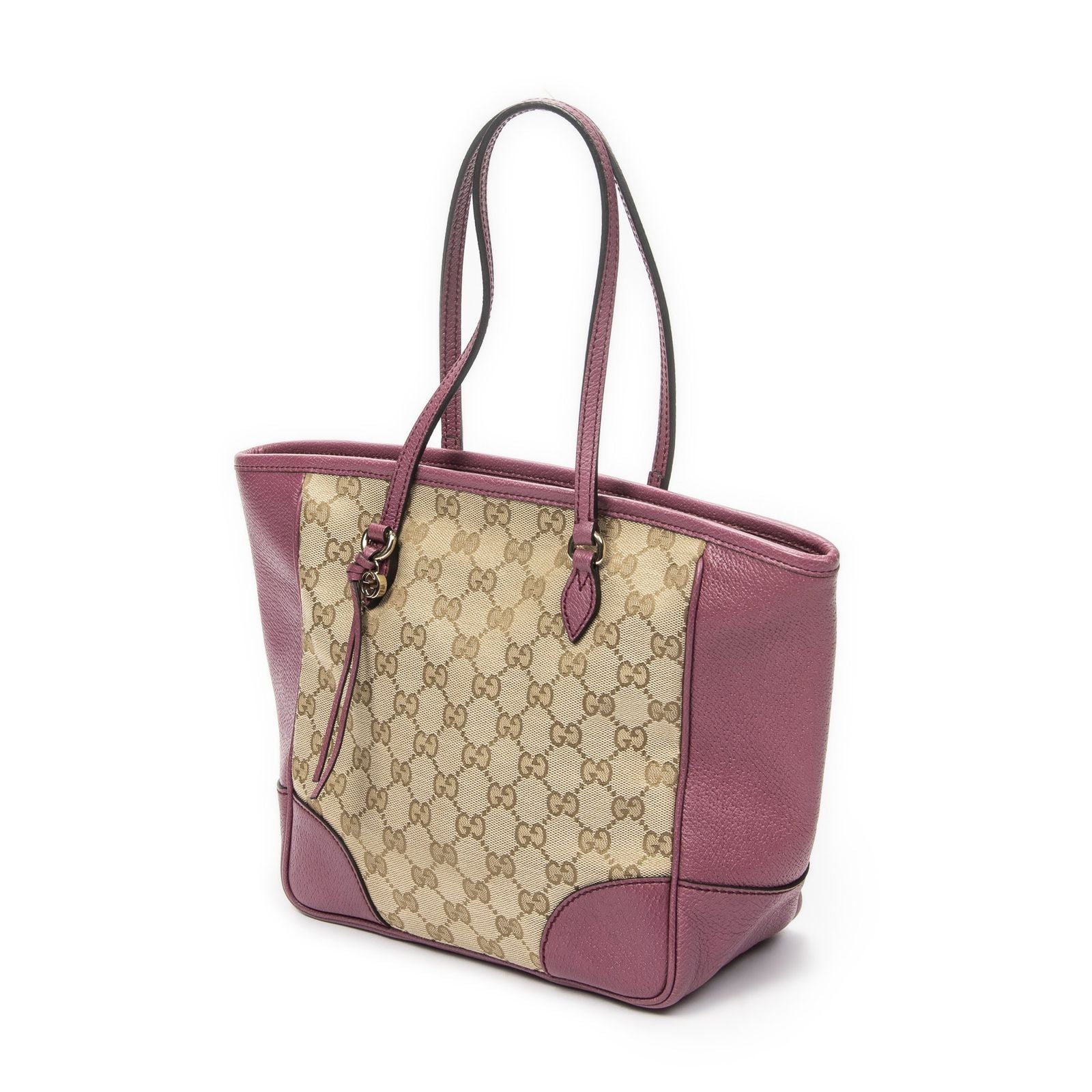 Gucci Bree Tote Beige Pink GG Canvas — view 2