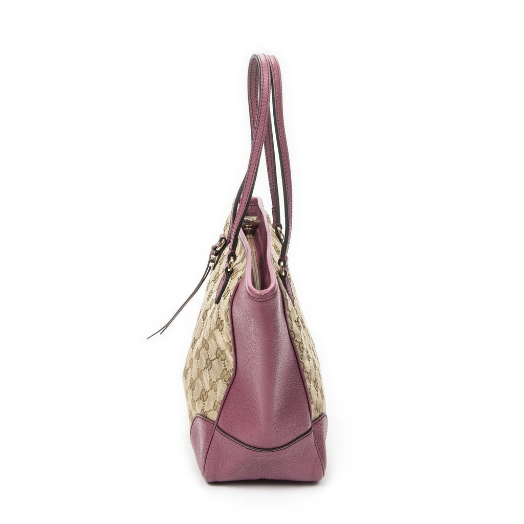 Gucci Bree Tote Beige Pink GG Canvas — view 3