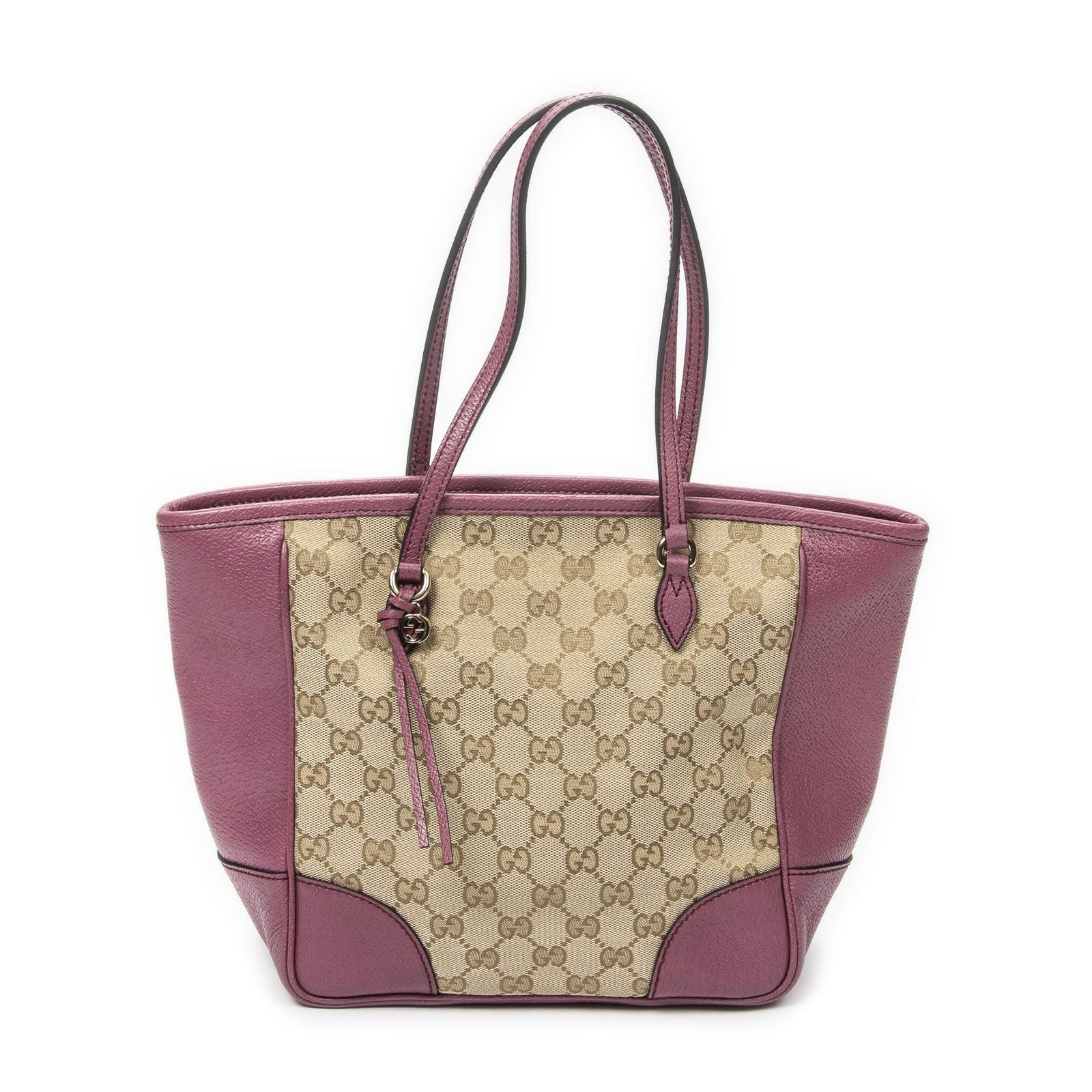 Gucci Bree Tote Beige Pink GG Canvas