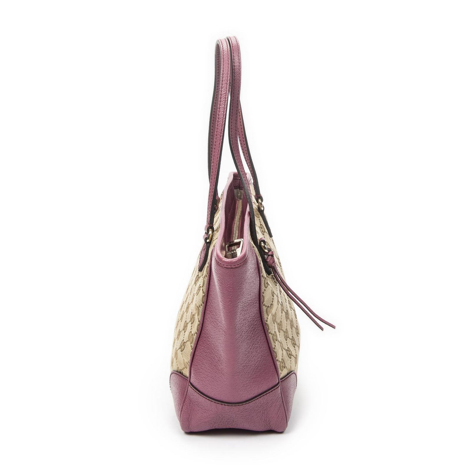 Gucci Bree Tote Beige Pink GG Canvas — view 4