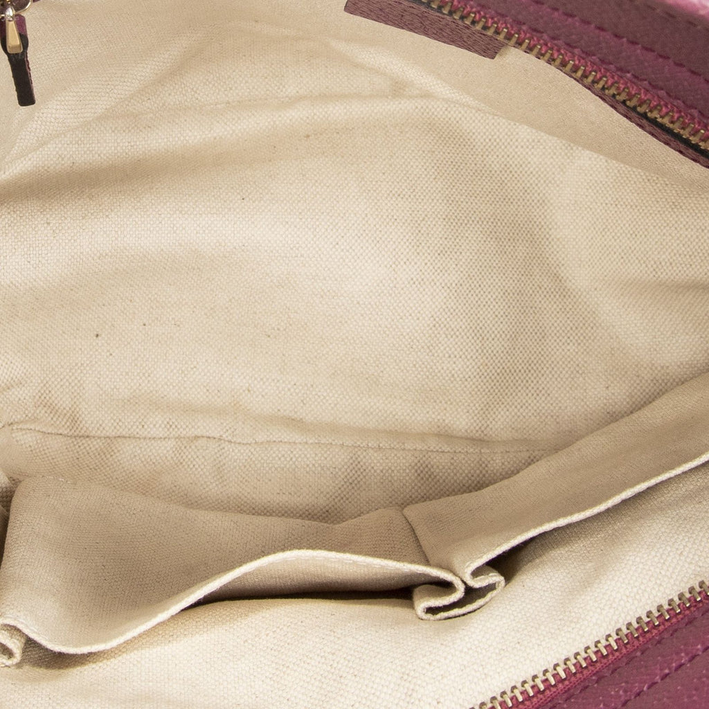 Gucci Bree Tote Beige Pink GG Canvas — view 9