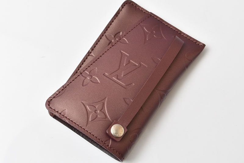 Louis Vuitton Key Case Clochette GM Key Ring Violet Monogram Matte Key Holder — view 2