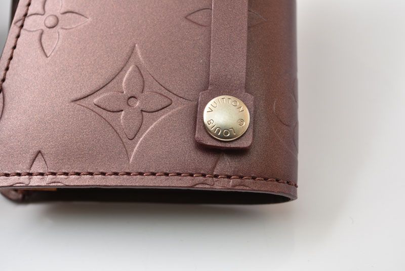 Louis Vuitton Key Case Clochette GM Key Ring Violet Monogram Matte Key Holder — view 4
