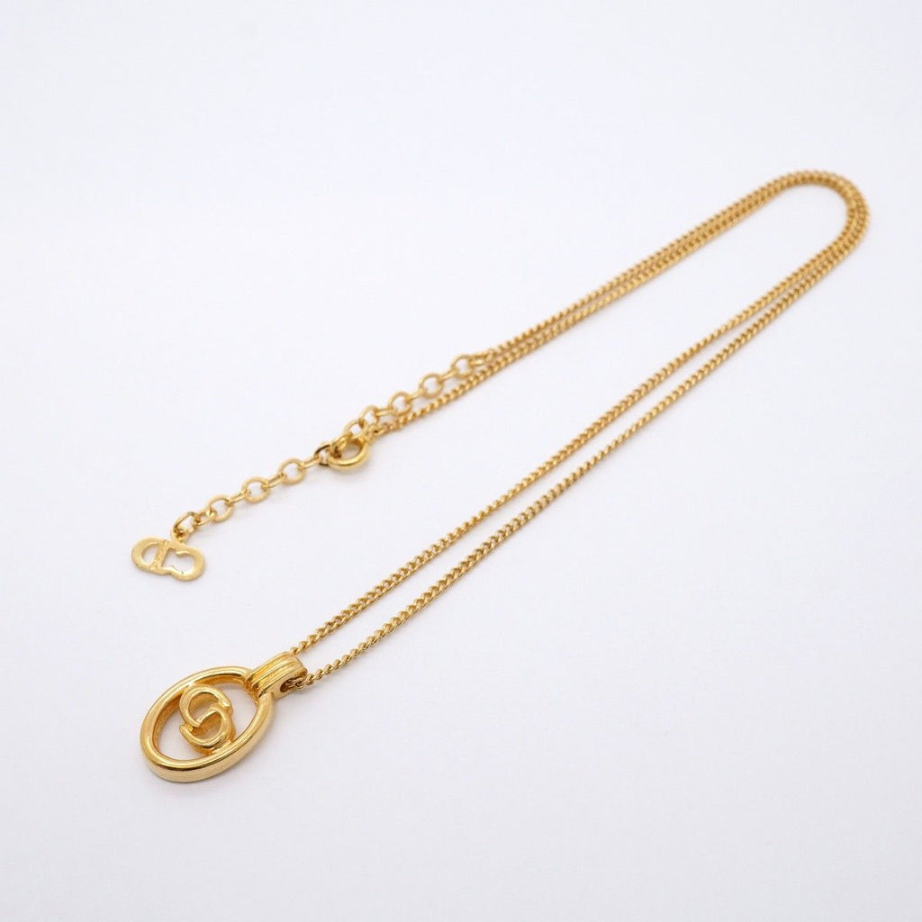Dior Necklace CD Logo Gold Plated — view 3
