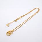 Dior Necklace CD Logo Gold Plated — view 3