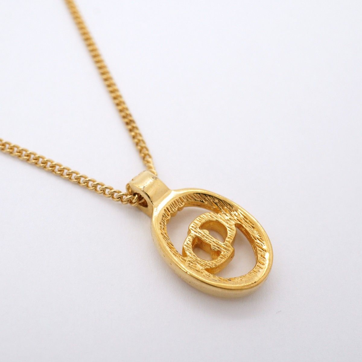 Dior Necklace CD Logo Gold Plated — view 2