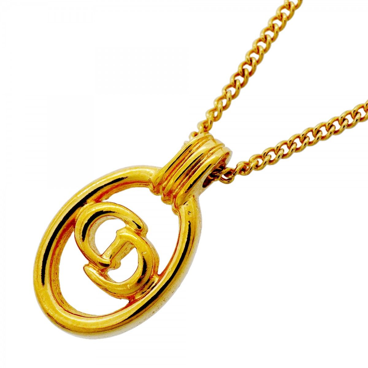 Dior Necklace CD Logo Gold Plated