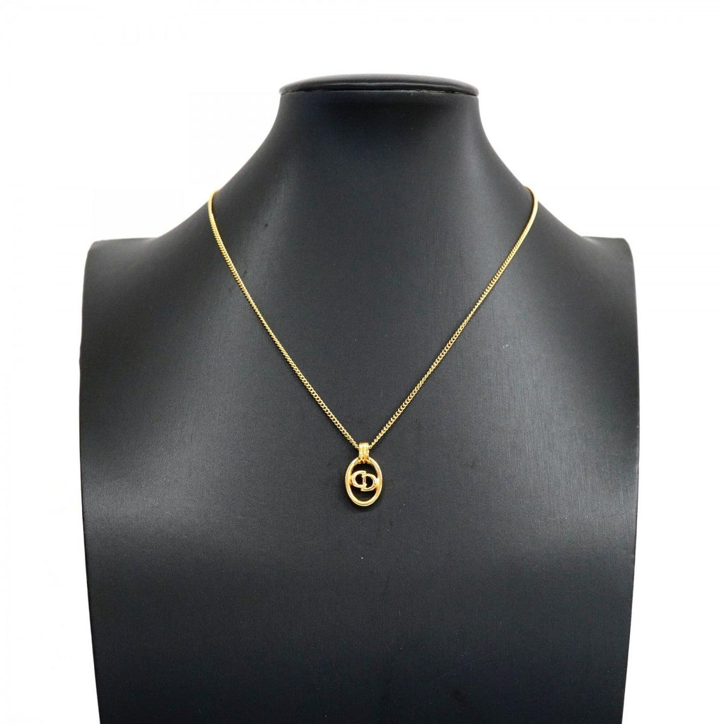 Dior Necklace CD Logo Gold Plated — view 5