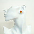 Hermes Earrings Cube Gold Plated Oren Gilet Dice — view 6