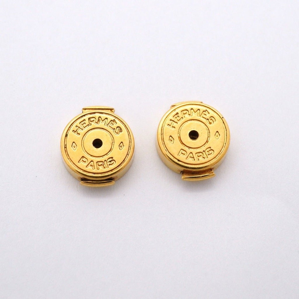 Hermes Earrings Cube Gold Plated Oren Gilet Dice — view 4